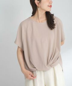 Sonny Label / サニーレーベル Tシャツ | フロントデザインカットジョーゼットプルオーバー