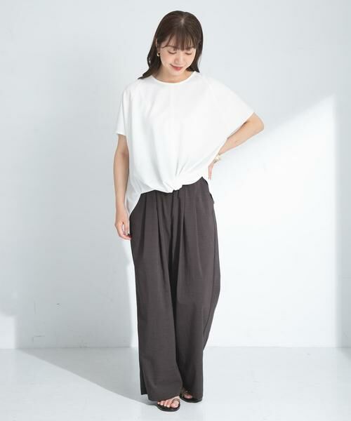 Sonny Label / サニーレーベル Tシャツ | フロントデザインカットジョーゼットプルオーバー | 詳細5