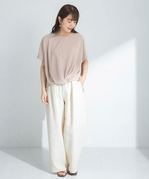 Sonny Label / サニーレーベル Tシャツ | フロントデザインカットジョーゼットプルオーバー | 詳細23