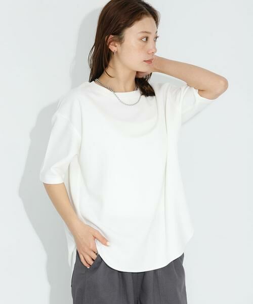 Sonny Label / サニーレーベル Tシャツ | カットジョーゼットハーフスリーブプルオーバー | 詳細5