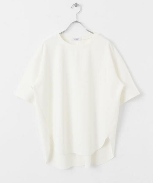 Sonny Label / サニーレーベル Tシャツ | カットジョーゼットハーフスリーブプルオーバー | 詳細8