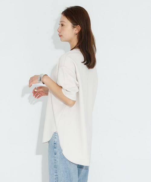 Sonny Label / サニーレーベル Tシャツ | カットジョーゼットハーフスリーブプルオーバー | 詳細27