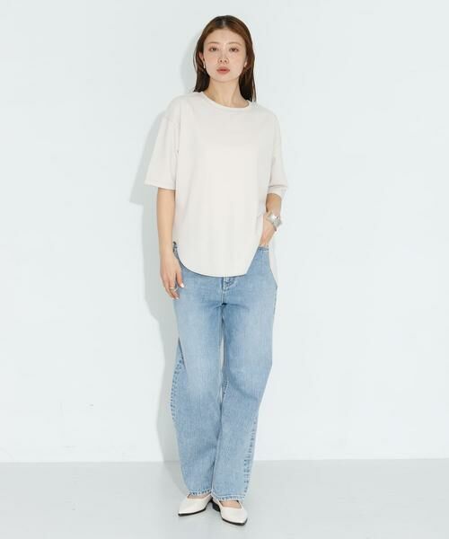 Sonny Label / サニーレーベル Tシャツ | カットジョーゼットハーフスリーブプルオーバー | 詳細28