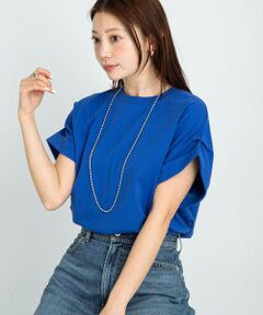 【新品タグ付き】サニーレーベル リネンショールカラーガウン ウエストリボンブルー Sonny Label LINEN | 大人のための高感度ファッション通販