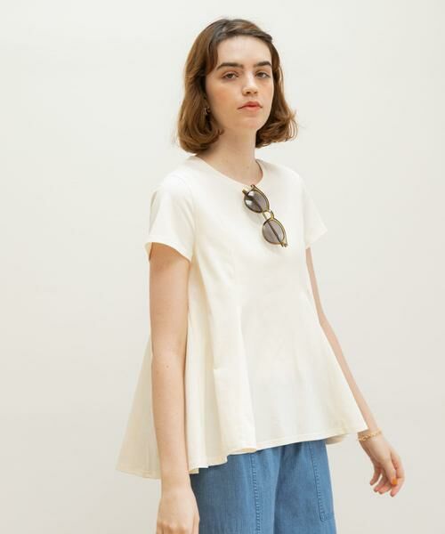 Sonny Label / サニーレーベル Tシャツ | 『WEB限定』マチ切り替えAラインフレアプルオーバー | 詳細15