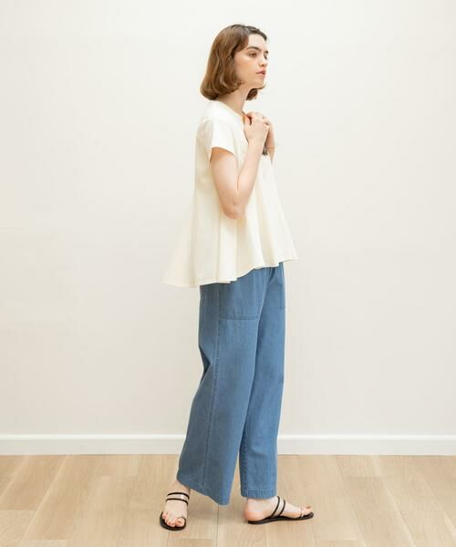 Sonny Label / サニーレーベル Tシャツ | 『WEB限定』マチ切り替えAラインフレアプルオーバー | 詳細19