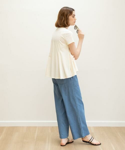Sonny Label / サニーレーベル Tシャツ | 『WEB限定』マチ切り替えAラインフレアプルオーバー | 詳細20