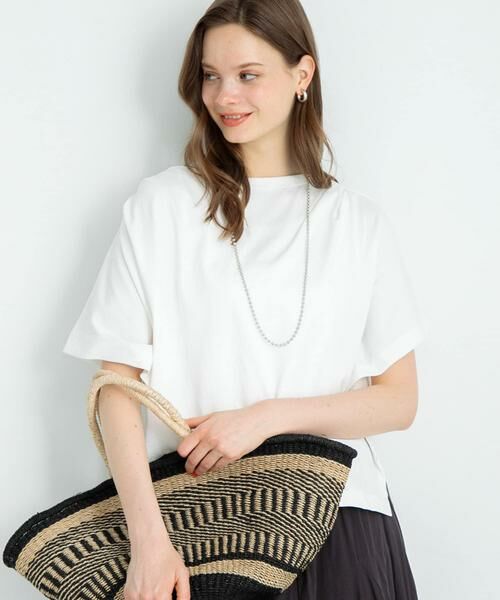 Sonny Label/サニーレーベル 吸水速乾クールタッチワイドTシャツ オフホワイト FREE Sonny Label/サニーレーベル 吸水速乾クールタッチワイドTシャツ オフホワイト FREE