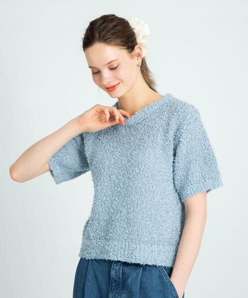 Sonny Label / サニーレーベル ニット・セーター | フェザーサマーニットプルオーバー | 詳細3