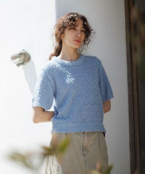 Sonny Label / サニーレーベル ニット・セーター | フェザーサマーニットプルオーバー | 詳細6