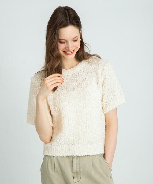 Sonny Label / サニーレーベル ニット・セーター | フェザーサマーニットプルオーバー | 詳細16