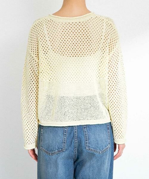 Sonny Label / サニーレーベル ニット・セーター | スパンコールメッシュニットプルオーバー | 詳細10