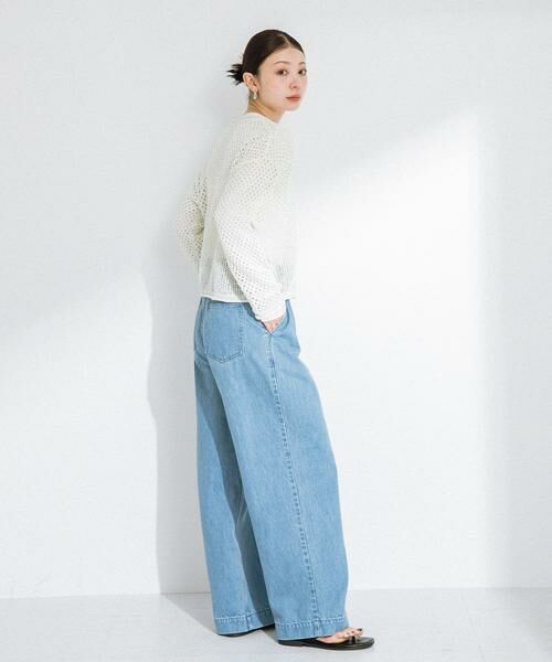 Sonny Label / サニーレーベル ニット・セーター | スパンコールメッシュニットプルオーバー | 詳細19