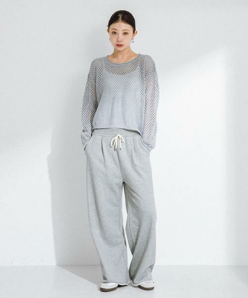 Sonny Label / サニーレーベル ニット・セーター | スパンコールメッシュニットプルオーバー | 詳細26