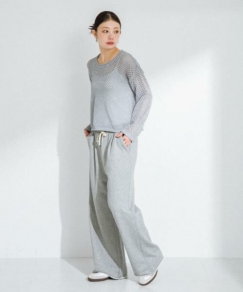 Sonny Label / サニーレーベル ニット・セーター | スパンコールメッシュニットプルオーバー | 詳細27