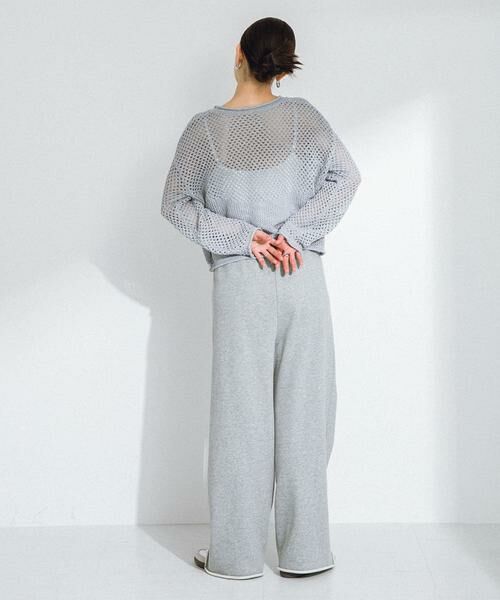 Sonny Label / サニーレーベル ニット・セーター | スパンコールメッシュニットプルオーバー | 詳細28