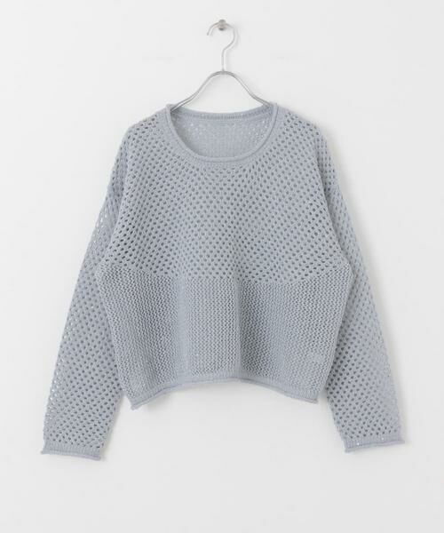 Sonny Label / サニーレーベル ニット・セーター | スパンコールメッシュニットプルオーバー | 詳細29