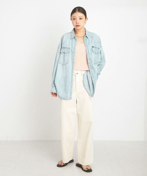 Sonny Label / サニーレーベル キャミソール・チューブトップ | 2WAY透かし編みニットビスチェ | 詳細12