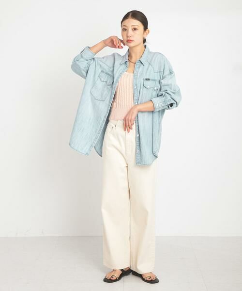 Sonny Label / サニーレーベル キャミソール・チューブトップ | 2WAY透かし編みニットビスチェ | 詳細13