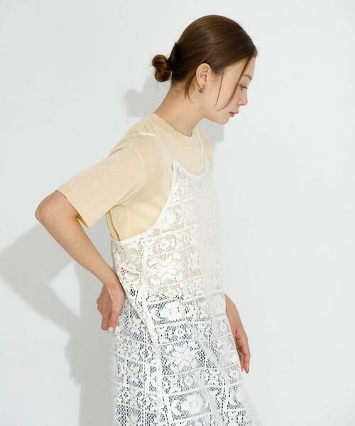 Sonny Label / サニーレーベル ニット・セーター | シアーラメニットTシャツ | 詳細5