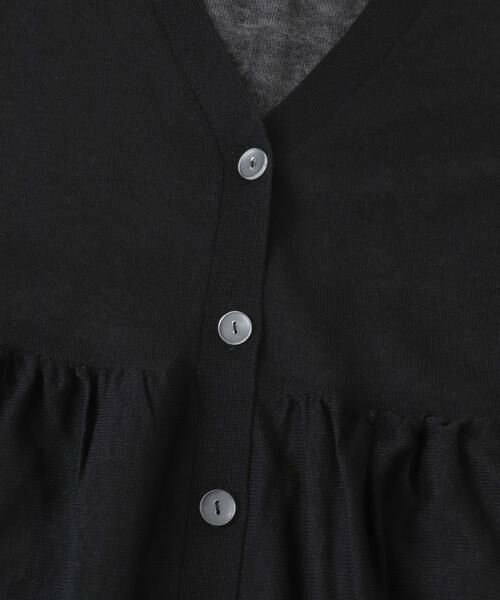 Sonny Label / サニーレーベル カーディガン・ボレロ | シアーペプラムニットカーディガン | 詳細22