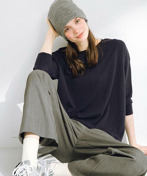 Sonny Label / サニーレーベル ニット・セーター | 『接触冷感』クールミストワイドニットプルオーバー | 詳細1