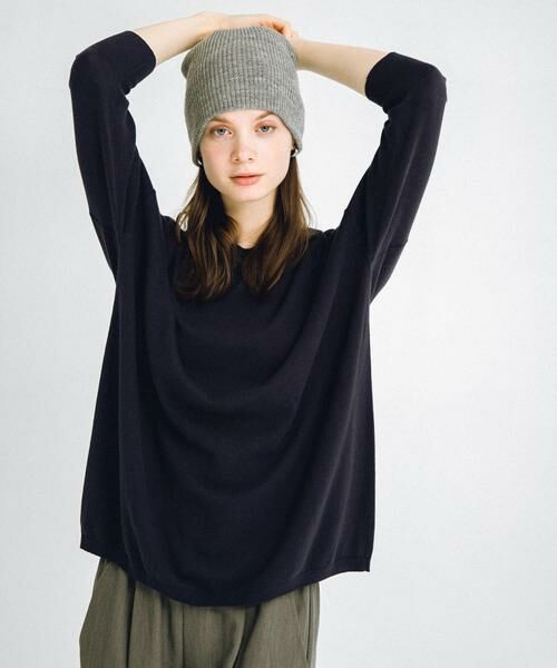 Sonny Label / サニーレーベル ニット・セーター | 『接触冷感』クールミストワイドニットプルオーバー | 詳細3