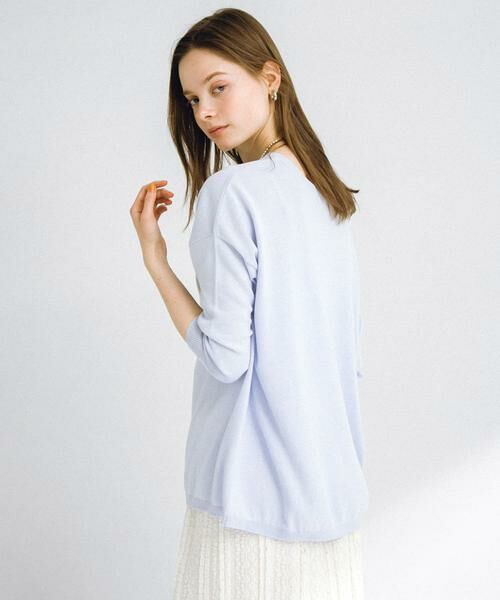 Sonny Label / サニーレーベル ニット・セーター | 『接触冷感』クールミストワイドニットプルオーバー | 詳細16