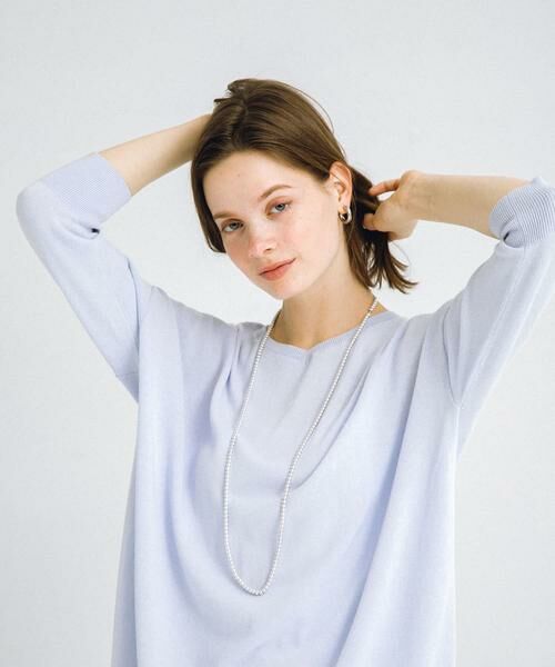 Sonny Label / サニーレーベル ニット・セーター | 『接触冷感』クールミストワイドニットプルオーバー | 詳細18