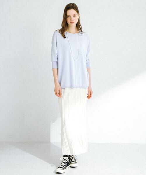 Sonny Label / サニーレーベル ニット・セーター | 『接触冷感』クールミストワイドニットプルオーバー | 詳細20