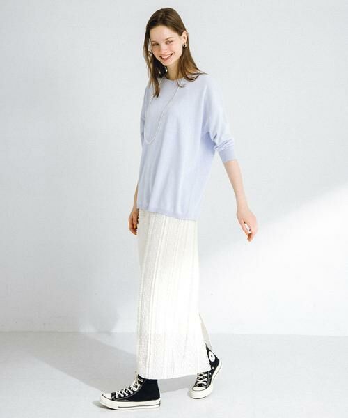 Sonny Label / サニーレーベル ニット・セーター | 『接触冷感』クールミストワイドニットプルオーバー | 詳細21