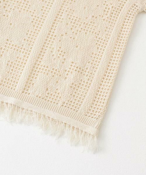 Sonny Label / サニーレーベル シャツ・ブラウス | フラワーメッシュサマーニットシャツ | 詳細21