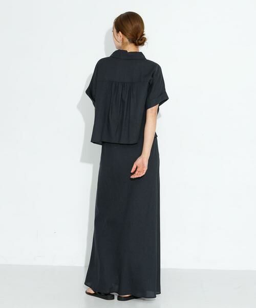 Sonny Label / サニーレーベル シャツ・ブラウス | リネン混クロップドドルマンシャツ | 詳細16