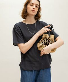 Sonny Label / サニーレーベル シャツ・ブラウス | リネン混クルーネックブラウスTシャツ