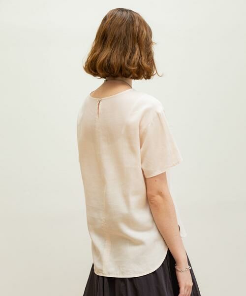 Sonny Label / サニーレーベル シャツ・ブラウス | リネン混クルーネックブラウスTシャツ | 詳細5