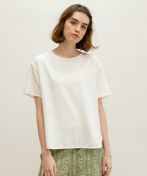 Sonny Label / サニーレーベル シャツ・ブラウス | リネン混クルーネックブラウスTシャツ | 詳細13