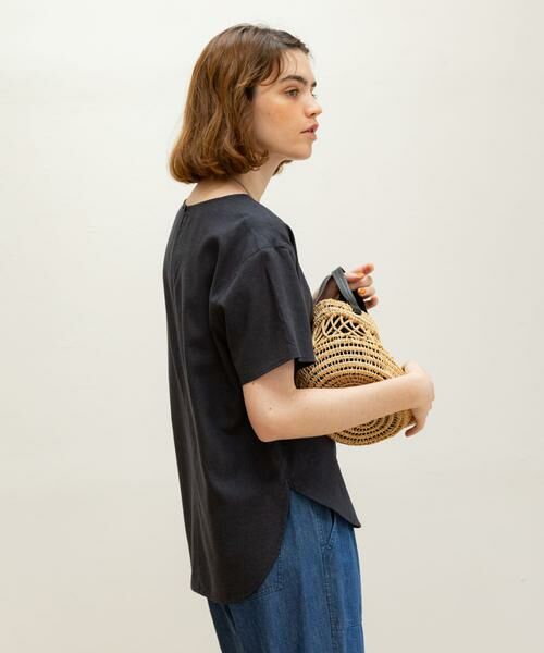 Sonny Label / サニーレーベル シャツ・ブラウス | リネン混クルーネックブラウスTシャツ | 詳細22