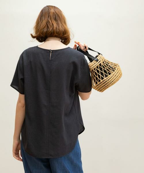 Sonny Label / サニーレーベル シャツ・ブラウス | リネン混クルーネックブラウスTシャツ | 詳細23