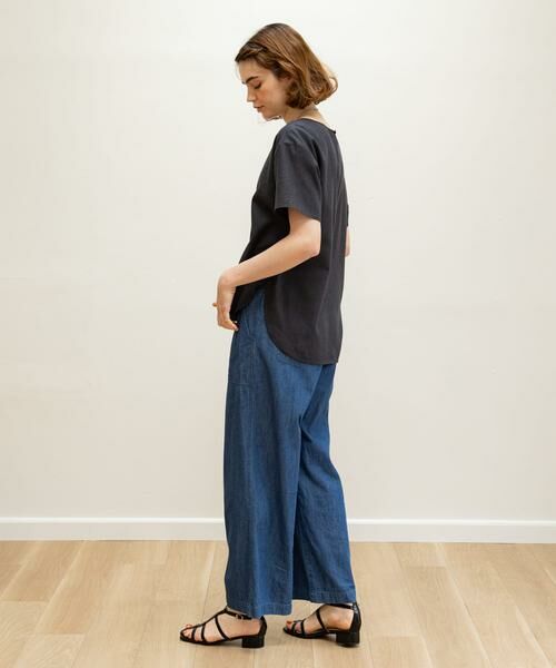 Sonny Label / サニーレーベル シャツ・ブラウス | リネン混クルーネックブラウスTシャツ | 詳細27