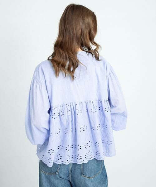 Sonny Label / サニーレーベル シャツ・ブラウス | コットンシフリーペプラムガウンブラウス | 詳細4