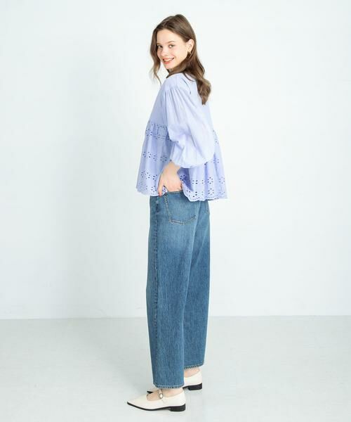Sonny Label / サニーレーベル シャツ・ブラウス | コットンシフリーペプラムガウンブラウス | 詳細7
