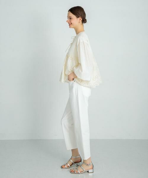 Sonny Label / サニーレーベル シャツ・ブラウス | コットンシフリーペプラムガウンブラウス | 詳細15
