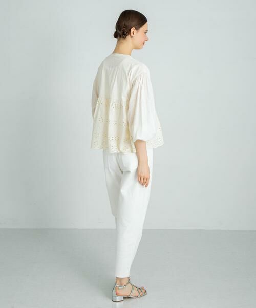 Sonny Label / サニーレーベル シャツ・ブラウス | コットンシフリーペプラムガウンブラウス | 詳細16