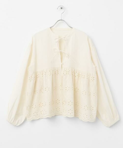 Sonny Label / サニーレーベル シャツ・ブラウス | コットンシフリーペプラムガウンブラウス | 詳細17
