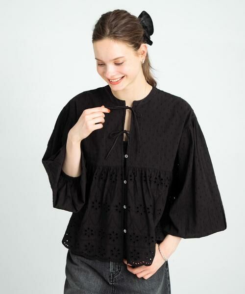 Sonny Label / サニーレーベル シャツ・ブラウス | コットンシフリーペプラムガウンブラウス | 詳細19