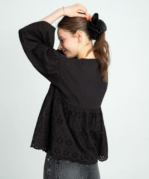 Sonny Label / サニーレーベル シャツ・ブラウス | コットンシフリーペプラムガウンブラウス | 詳細21