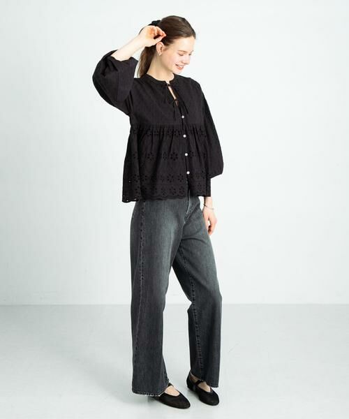 Sonny Label / サニーレーベル シャツ・ブラウス | コットンシフリーペプラムガウンブラウス | 詳細23