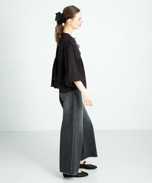 Sonny Label / サニーレーベル シャツ・ブラウス | コットンシフリーペプラムガウンブラウス | 詳細24