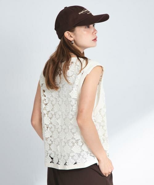 Sonny Label / サニーレーベル ベスト | ボタニカルモチーフレースベスト | 詳細3