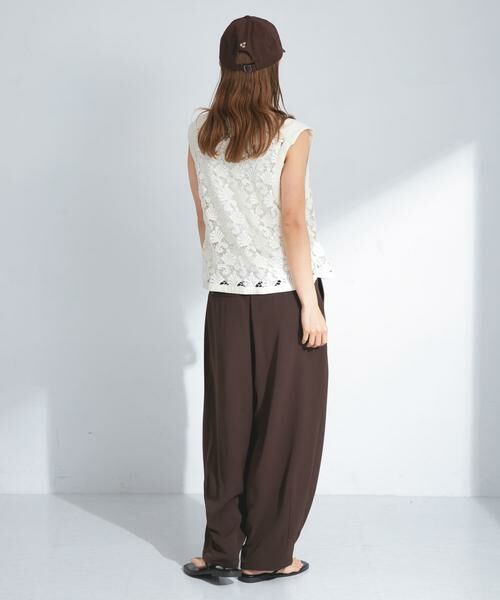 Sonny Label / サニーレーベル ベスト | ボタニカルモチーフレースベスト | 詳細5